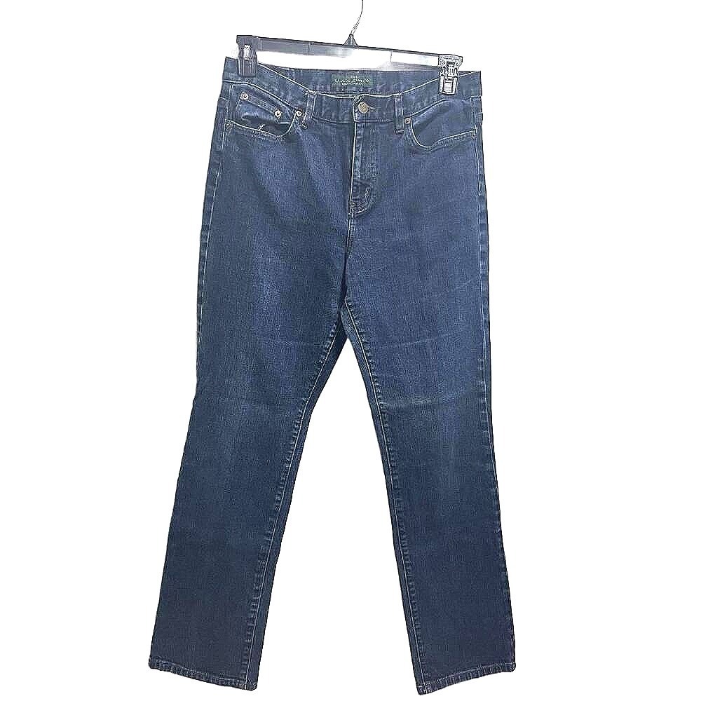 Lauren Ralph Lauren Stylish Dark Wash Denim Jeans